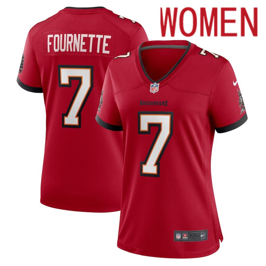 Women Tampa Bay Buccaneers #7 Leonard Fournette Nike Red Game Player NFL Jersey->atlanta braves->MLB Jersey